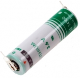 SAFT LS145002PF Lithium Batterie mit Print-Ltfahnen, 2,6Ah