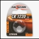 1er Blister ANSMANN Lithium Knopfzelle CR1220