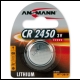 1er Blister ANSMANN Lithium Knopfzelle CR2450