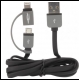 ANSMANN USB 2in1 Daten- und Ladekabel