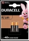 2er Blister Duracell MN9100 Alkaline Batterie Lady LR1 Size N