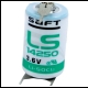 SAFT Lithium LS14250 3PF-RP 1/2AA 3,6 Volt 3 Printltfahnen