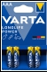 4er Blister AAA VARTA 4903 1,5V Alkaline LONGLIFE Power